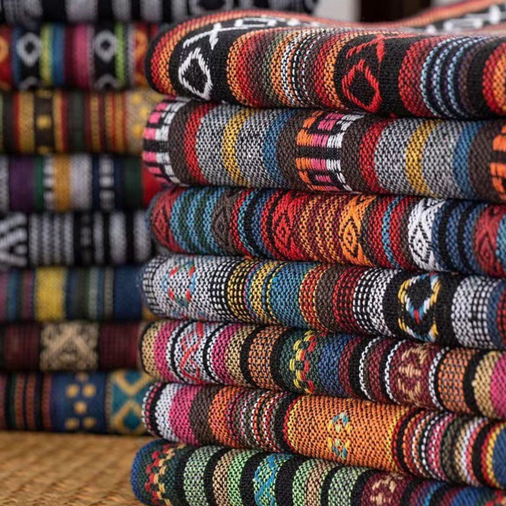 Is Sewing A Textile Craft - Ethnic Style Cotton Linen Fabric Textile