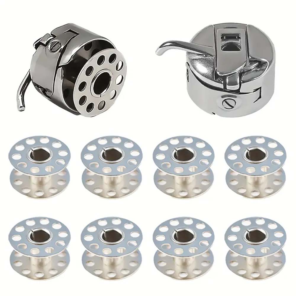 Sewing Art - Bobbin Case and Metal Bobbins for