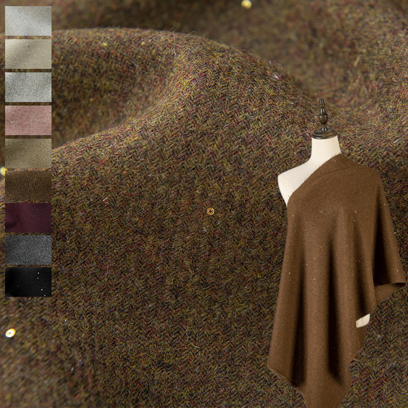 Starry Sky Sequins Wool Blend  - Sewing Tweed ulasan dan harga