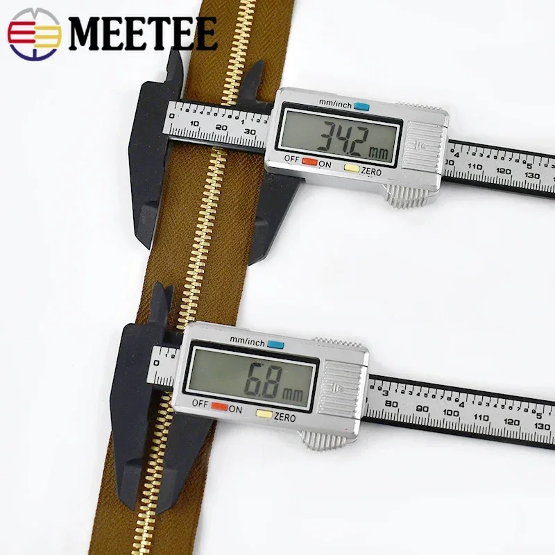 1Yard 5# Brass Metal Zipper Ja - Sewing Front Zipper ulasan dan harga