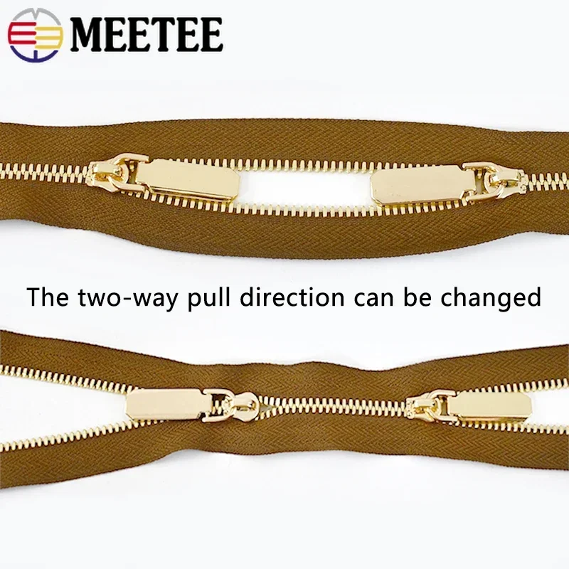 1Yard 5# Brass Metal Zipper Ja - Sewing Front Zipper ulasan dan harga