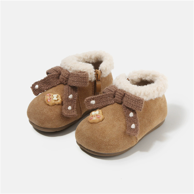 Winter New Baby Shoes Leather  - Sewing Gt ulasan dan harga
