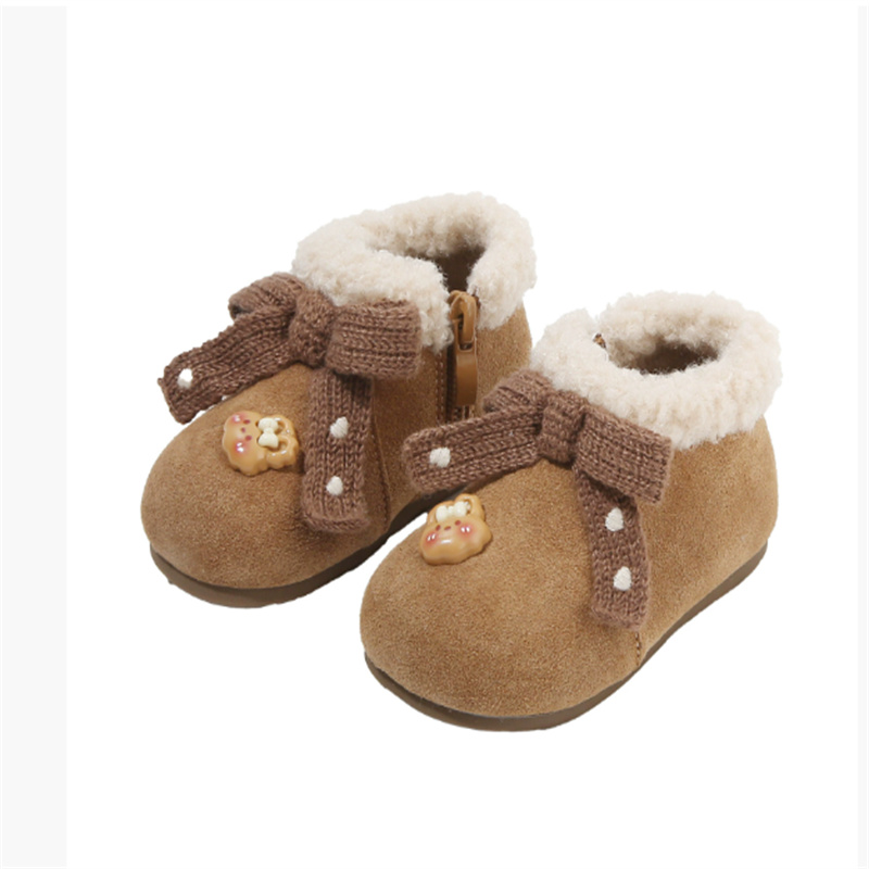 Winter New Baby Shoes Leather  - Sewing Gt ulasan dan harga