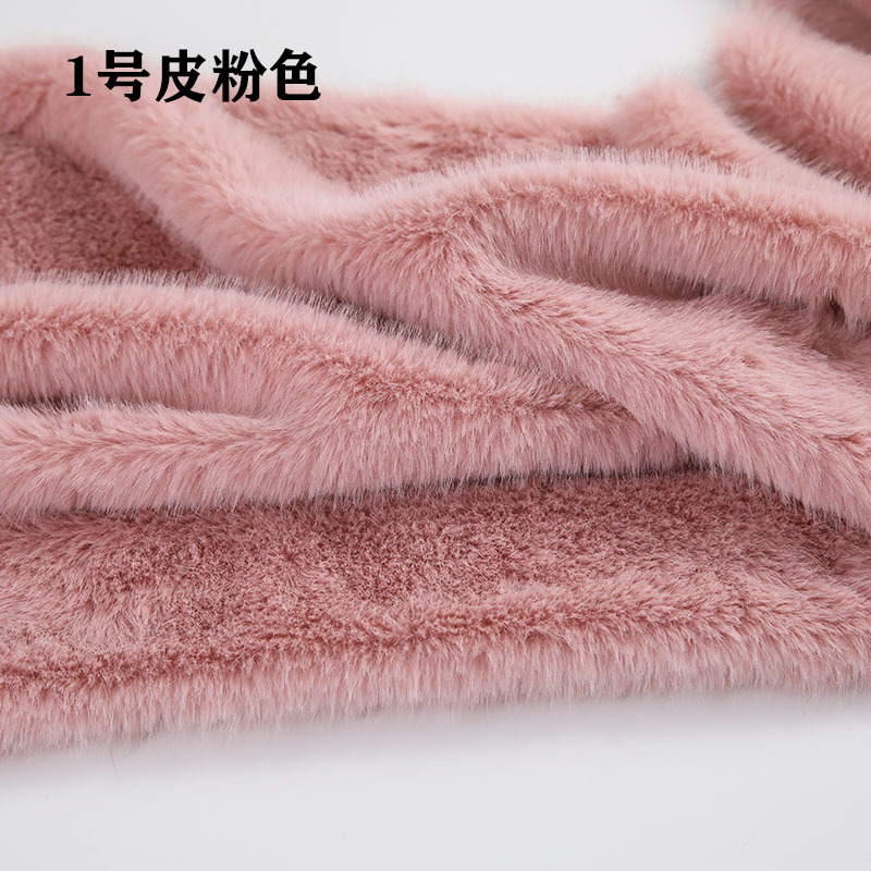 High Low Pile Faux Plush Fabri - Sewing Garment ulasan dan harga