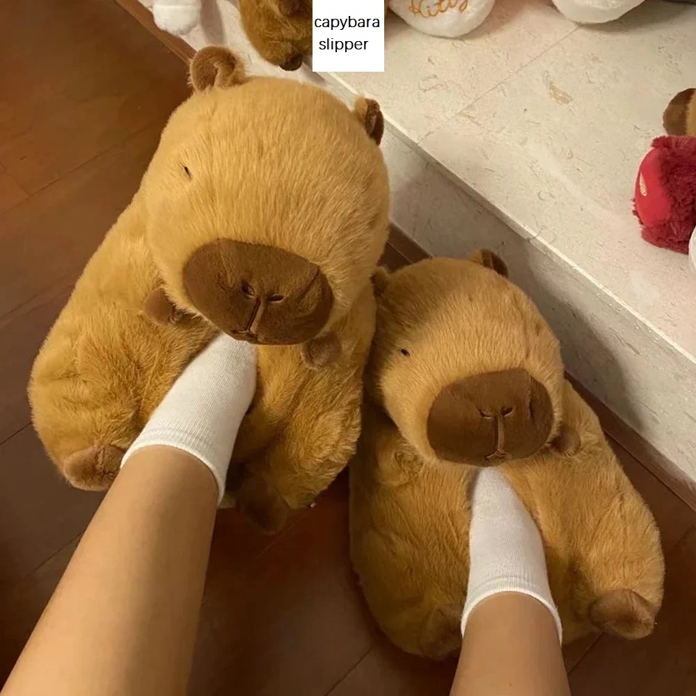 Novelty capybara slippers unis - Sewing Garment ulasan dan harga