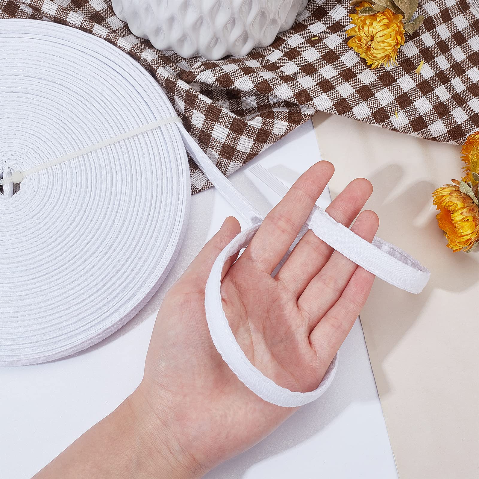 15mm Cotton Covered Polyester  - Sewing Garment ulasan dan harga