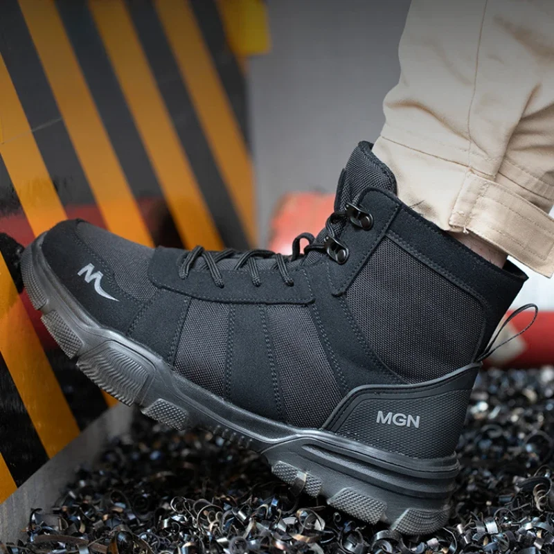 Work Boots Indestructible Men' - Sewing Garment ulasan dan harga