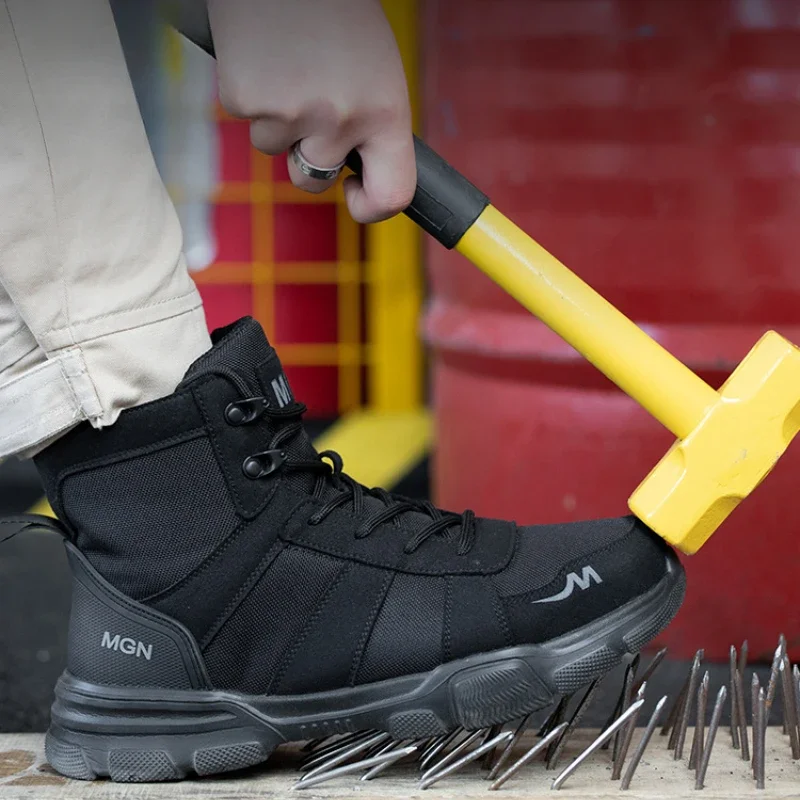 Work Boots Indestructible Men' - Sewing Garment ulasan dan harga