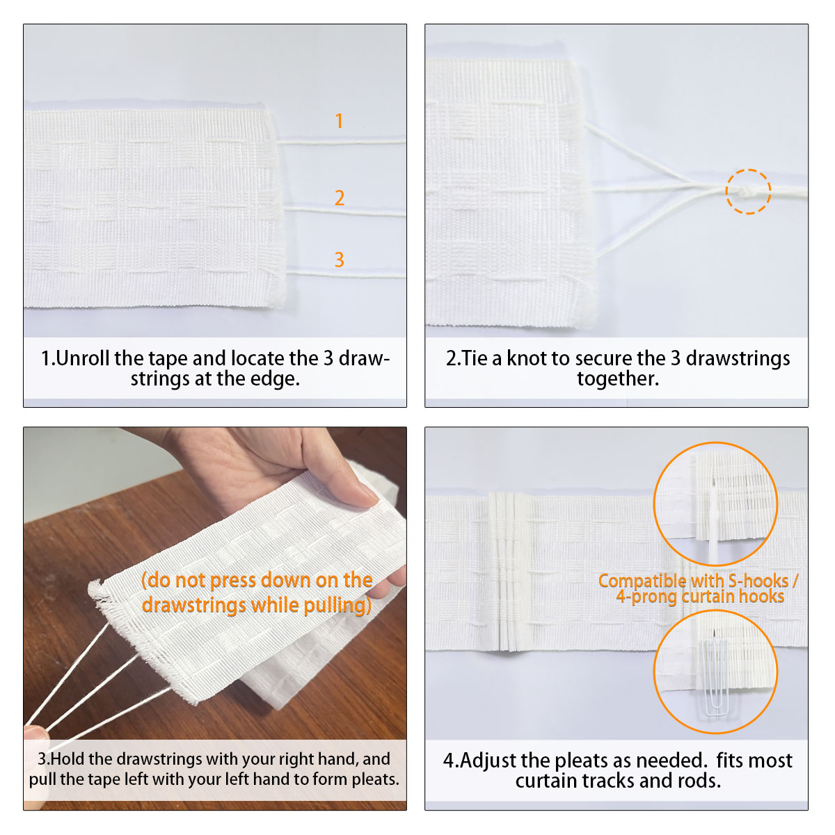 10m Three-Way Drawstring Curta - Sewing Art ulasan dan harga