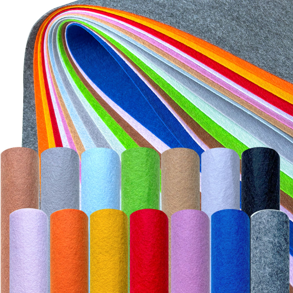 Felt Fabric Assorted Colors No - Is Sewing A Textile Craft ulasan dan harga