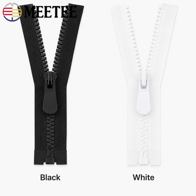 2Pcs 8#/15# 70-120cm Resin Zip - Sewing Front Zipper ulasan dan harga