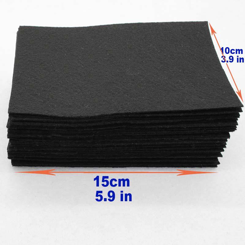 40 Pcs/Lot 10*15cm Black Felt  - Is Sewing A Textile Craft ulasan dan harga