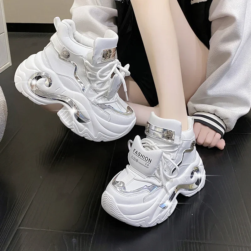 Bling Women High Platform Casu - Sewing Latex ulasan dan harga
