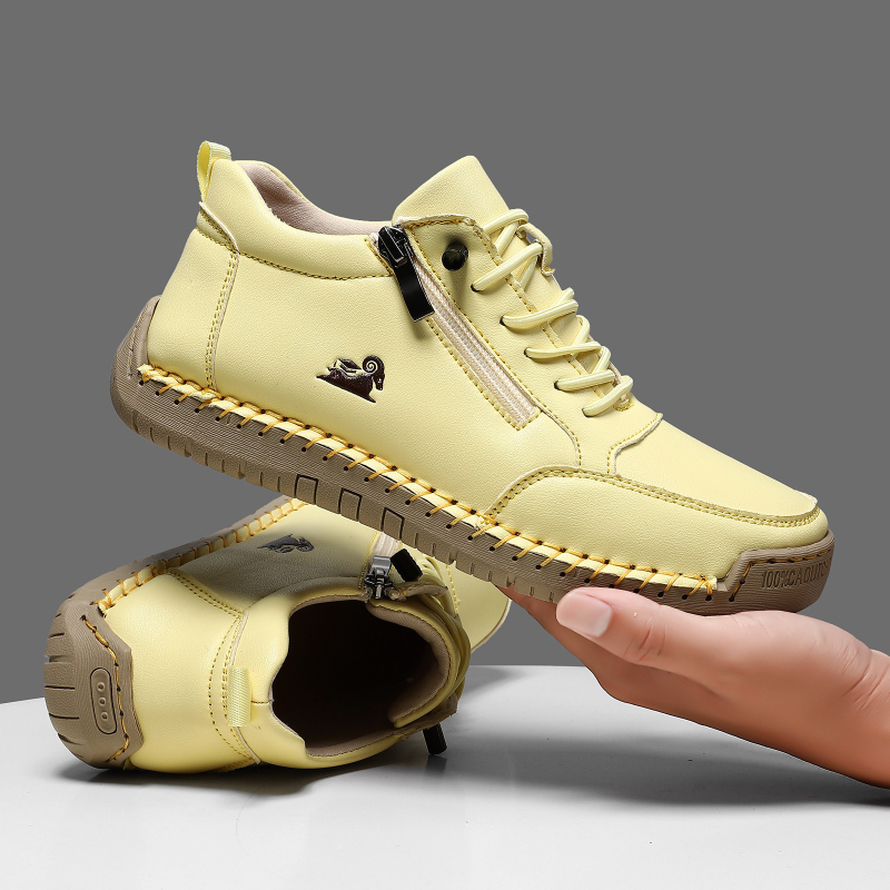 Women's Sneakers Handmade Leat - Sewing Latex ulasan dan harga