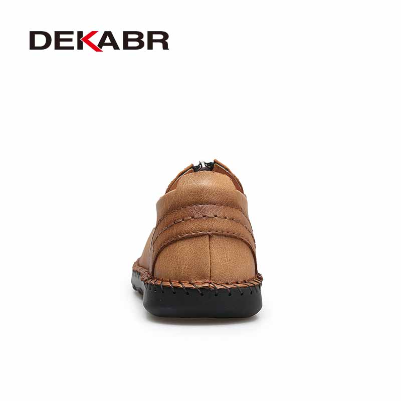 DEKABR Autumn Spring Men Genui - Sewing Front Zipper ulasan dan harga